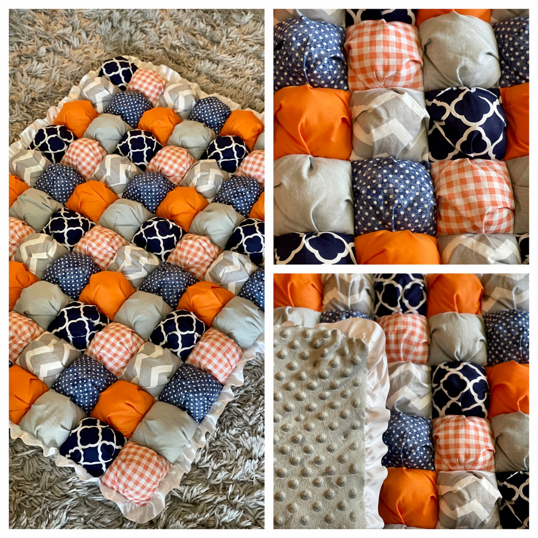 Orange Crush Bubble Quilt