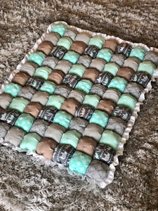 Neutral Safari Bubble Quilt