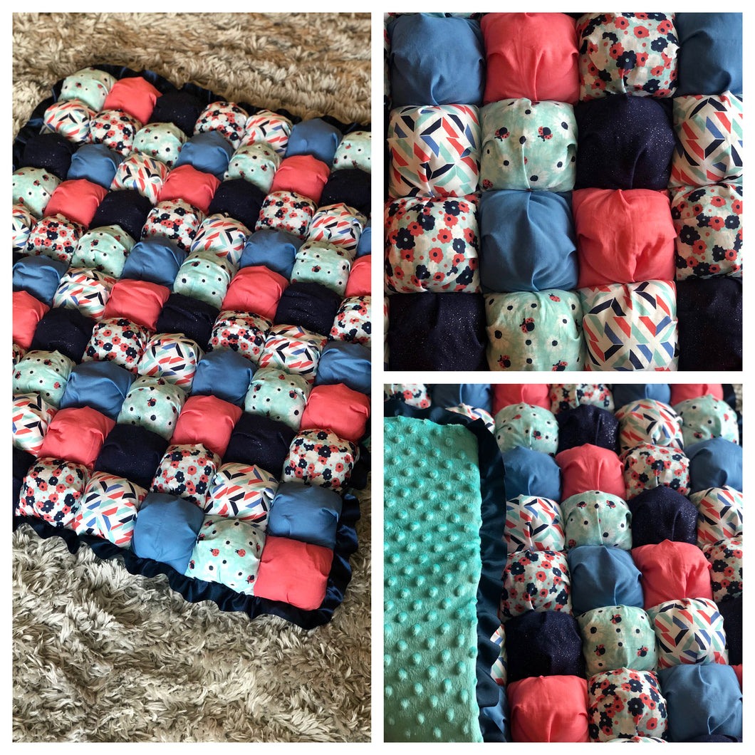 Pop of Color Bubble Quilt