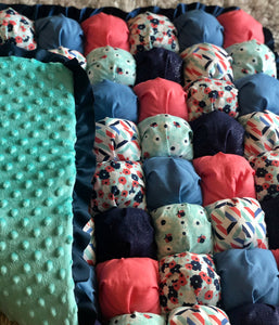 Pop of Color Bubble Quilt